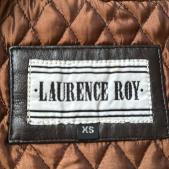 🤎✨Brown GENUINE LEATHER Trench Coat Jacket✨🤎 Size XS to S - Picture 4 of 7